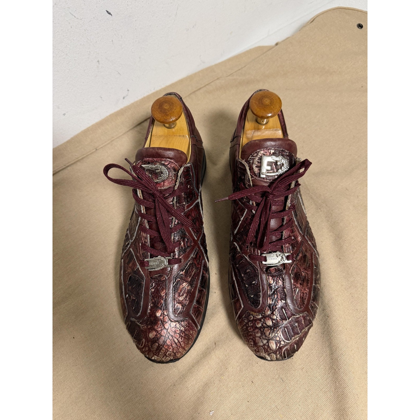 Fennix Shoes Mens Size 10 Aligator Size 43